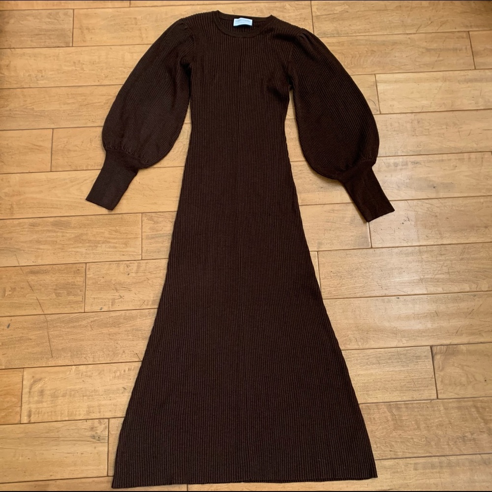 Modern Citizen Ribbed Brown Dress M